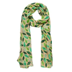 Online Tranquil Leaves Large Neck Scarf Scarves