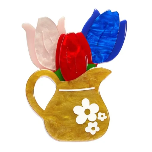 Outlet Trio Of Tulips Brooch Brooches