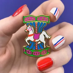 Store Trocadero Carousel Enamel Pin Enamel Pins