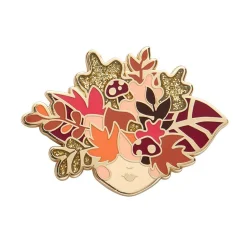 Fashion Turn A New Leaf Enamel Pin Enamel Pins