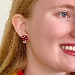 Outlet Twinning Toadstools Stud Earrings Earrings