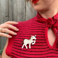 Cheap Ula The Unicorn Brooch Brooches