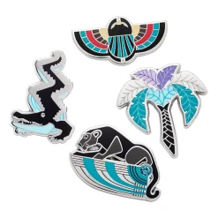 Cheap Untamed Elegance Enamel Pin Pack - 4 Piece Enamel Pins