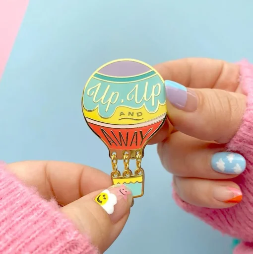 Store Up, Up And Away Enamel Pin Enamel Pins