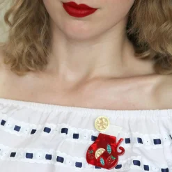 Store Vamos De Fiesta Brooch Brooches