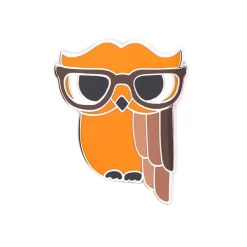 Store Waldo The Wacky Wise Owl Enamel Pin Enamel Pins