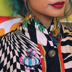 Fashion What The Dormouse Said Brooch Brooches