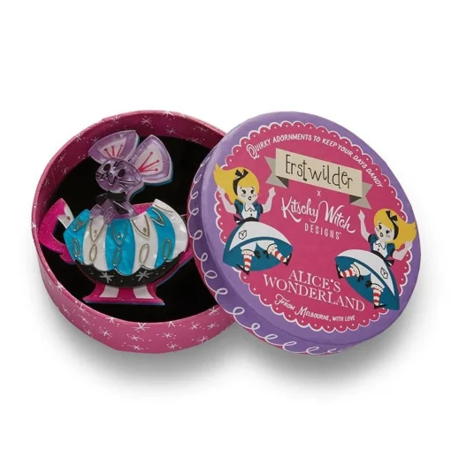 Fashion What The Dormouse Said Brooch Brooches