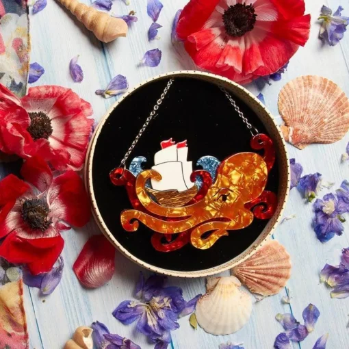 Hot What'S Kraken Necklace Necklaces