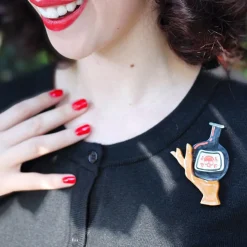 Fashion What'S Your Poison? Brooch Brooches