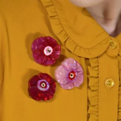 Online Wild Rose Bouquet Brooch Set Brooches