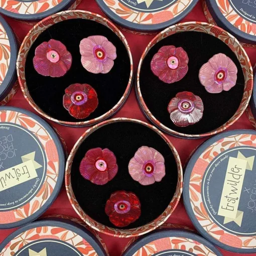 Online Wild Rose Bouquet Brooch Set Brooches