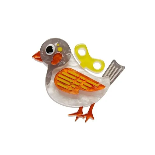 Outlet Wind-Up Whimsy Mini Brooch Brooches
