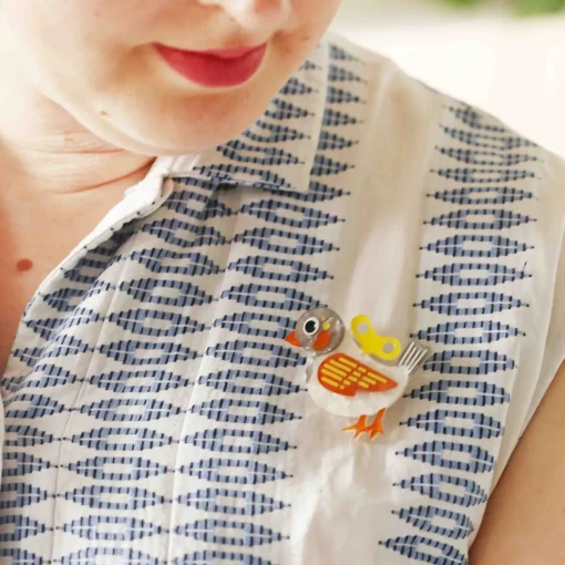 Outlet Wind-Up Whimsy Mini Brooch Brooches
