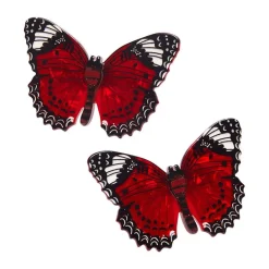 Best Sale Wings Laced In Red Hair Clips Set - 2 Piece Hair Clips & Claws