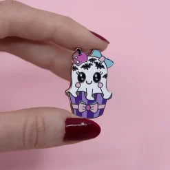 Shop With A Scary On Top! Enamel Pin Enamel Pins