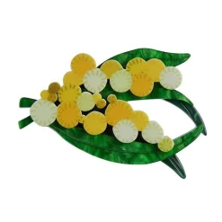 Shop Woven Wattle Brooch Brooches