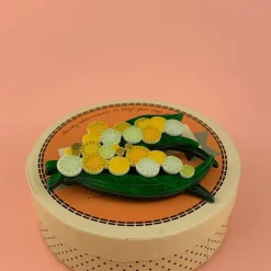Shop Woven Wattle Brooch Brooches