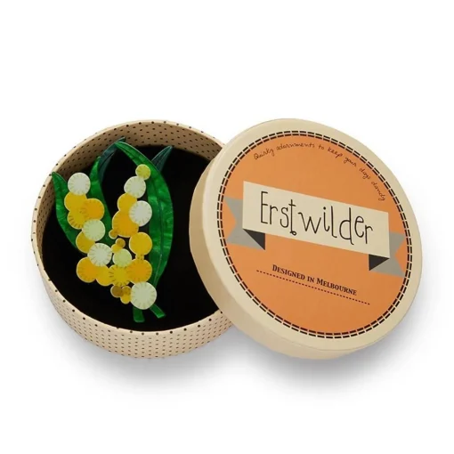 Shop Woven Wattle Brooch Brooches