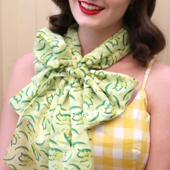 Outlet Woven Wattle Large Neck Scarf Scarves