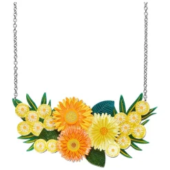 Cheap Yellow Efflorescence Necklace Necklaces