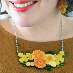 Cheap Yellow Efflorescence Necklace Necklaces