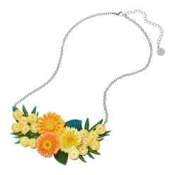 Cheap Yellow Efflorescence Necklace Necklaces