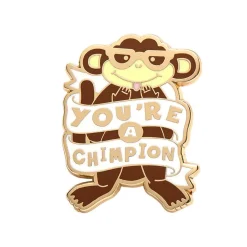 Shop You'Re A Chimpion Enamel Pin Enamel Pins