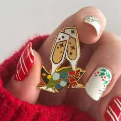 Best Yuletide Sparkles Enamel Pin Enamel Pins