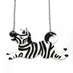 Cheap Zebra Crossing Necklace Necklaces