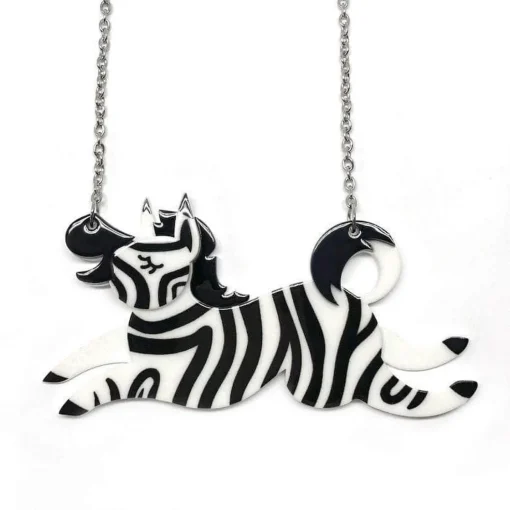 Cheap Zebra Crossing Necklace Necklaces