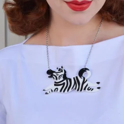 Cheap Zebra Crossing Necklace Necklaces