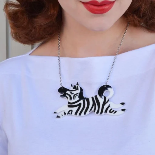 Cheap Zebra Crossing Necklace Necklaces