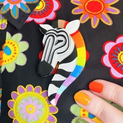 Sale Zelda The Zestful Zebra Brooch Brooches