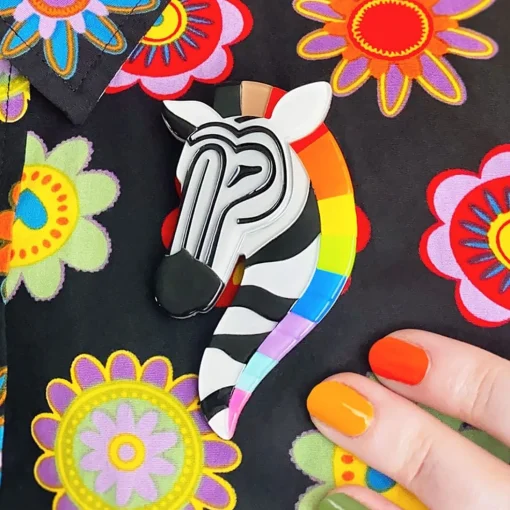 Sale Zelda The Zestful Zebra Brooch Brooches